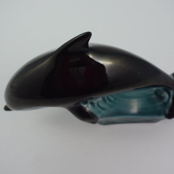 Poole Pottery Dolphin Cresting Wave, Vintage Made in England - Picture 11 of 12